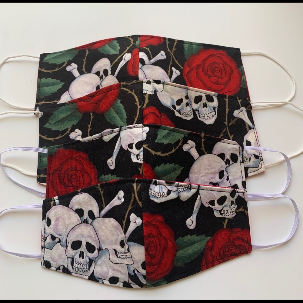 Designer face masks reversible and washable